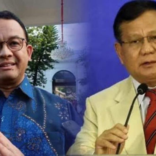 Prabowo dan Anies Dijagokan Maju Pilpres 2024