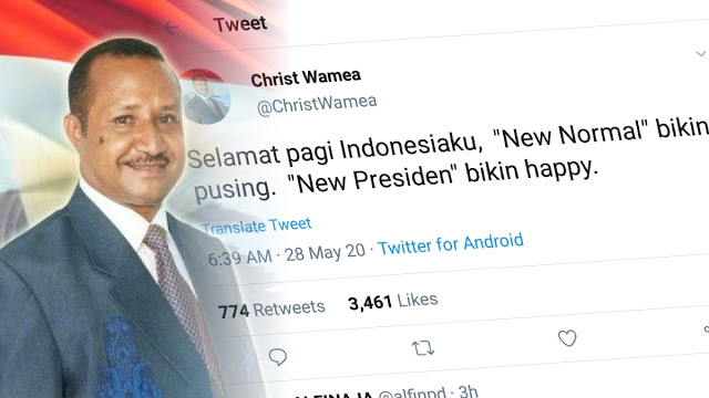 Selamat Pagi Indonesiaku… New Normal Bikin Pusing, New Presiden Bikin Happy 