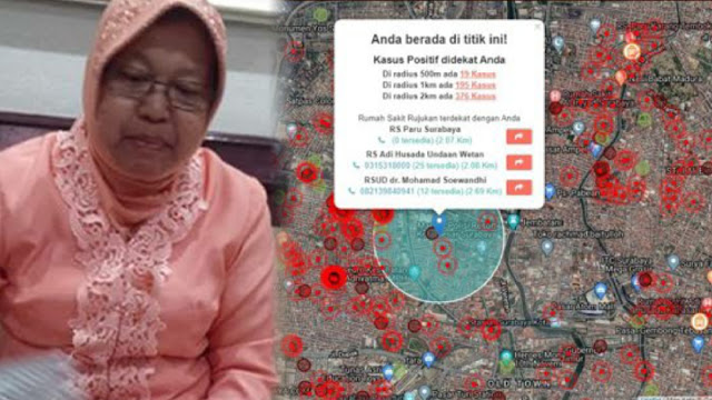 BAHAYA! Gubernur Jatim Khofifah Kasih Cap Surabaya Zona Merah Tua Wabah Virus Corona