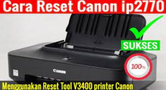 Cara Mudah Reset Printer Canon Ip 2770 anda Error Code 5200 ?