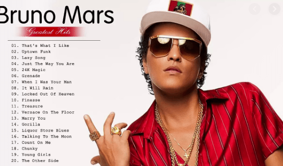 Download Gratis Kumpulan Lagu Mp3 Bruno Mars Terbaru