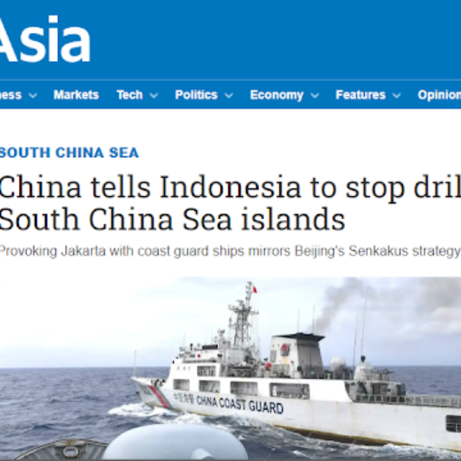 China Larang Indonesia Ambil SDA di LCS, 'Pemerintah Bungkam tapi Perkuat Pertahanan?