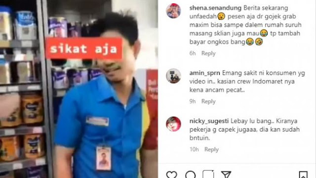 Viral! Video Pelanggan Indomaret Ngamuk, Karena Pegawai Tidak Bantu Angkat 3 Galon Air